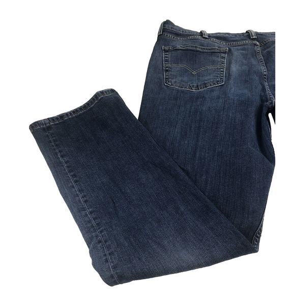 Levi's 514 Men's Jeans 40 x 32 Regular Fit Straight Leg Y2K Blue Denim Stonewash - Picture 10 of 13